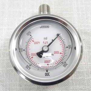 Vintage 600 PSI Pressure Gauge, NOS WIKA Company
